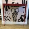 Console mural 2 pieds